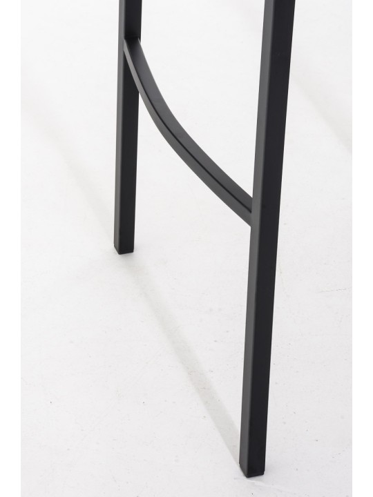 Scaun de bar Damaso B cu cadru de 4 picioare, gri