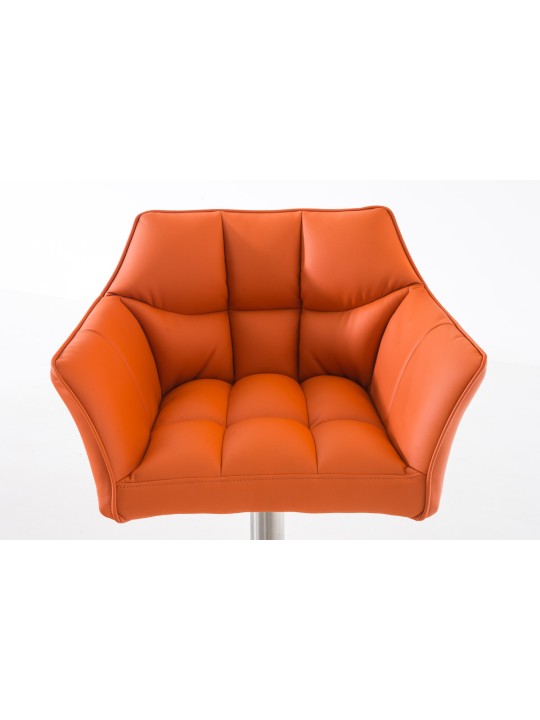 Scaun de bar Damaso E, portocaliu