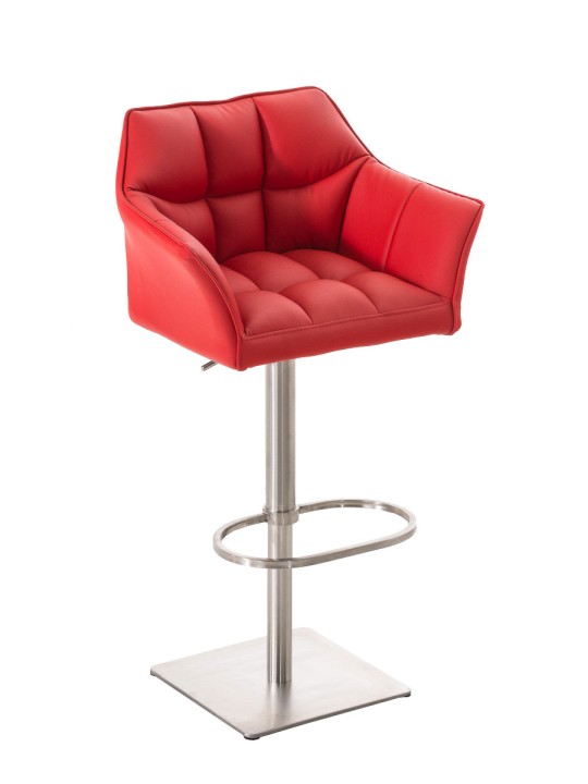 Scaun de bar Damaso E, roșu