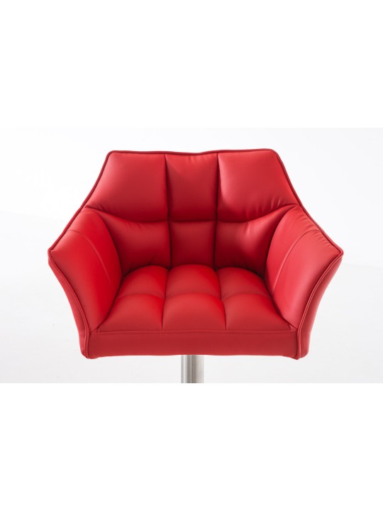 Scaun de bar Damaso E, roșu