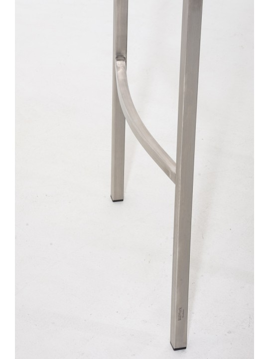 Scaun de bar Damaso E cu cadru de 4 picioare, verde