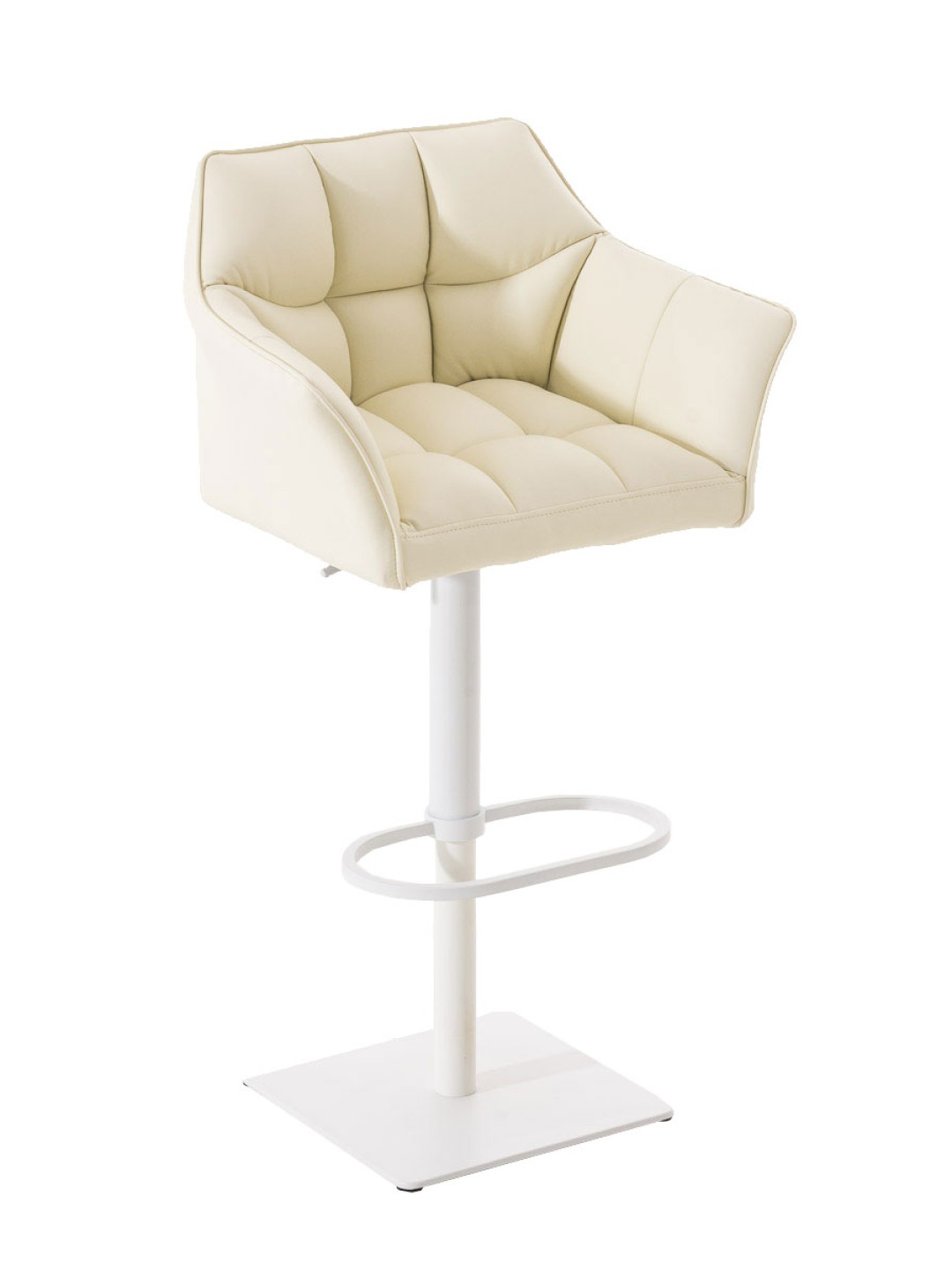 Scaun de bar Damaso W, crem