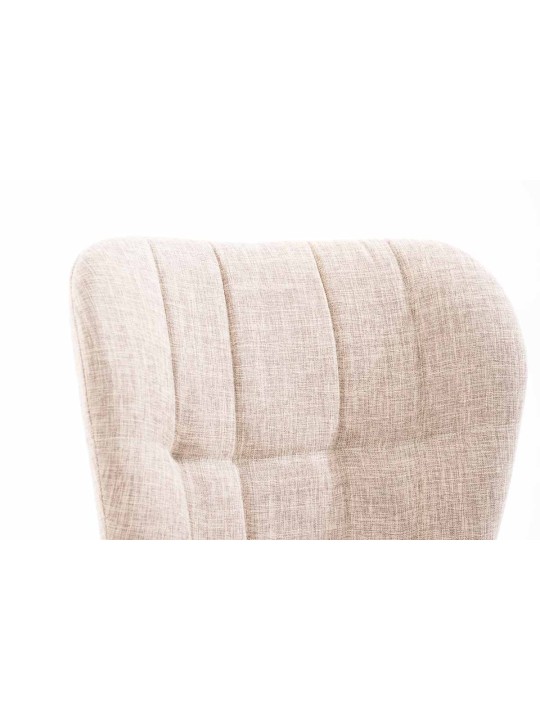 Scaun Elda material natural, crem