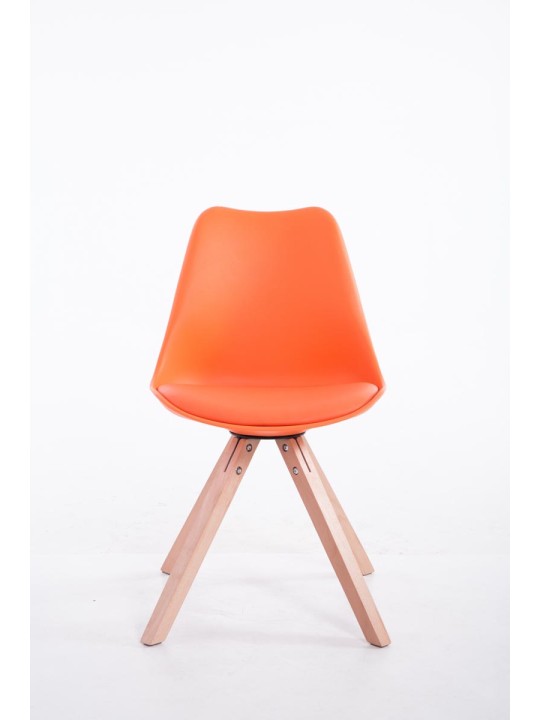 Scaun vizitator Toulouse Natura Square, portocaliu