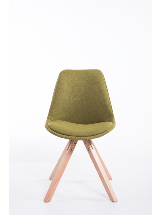 Scaun vizitator Tesatura Toulouse Natura Square, verde