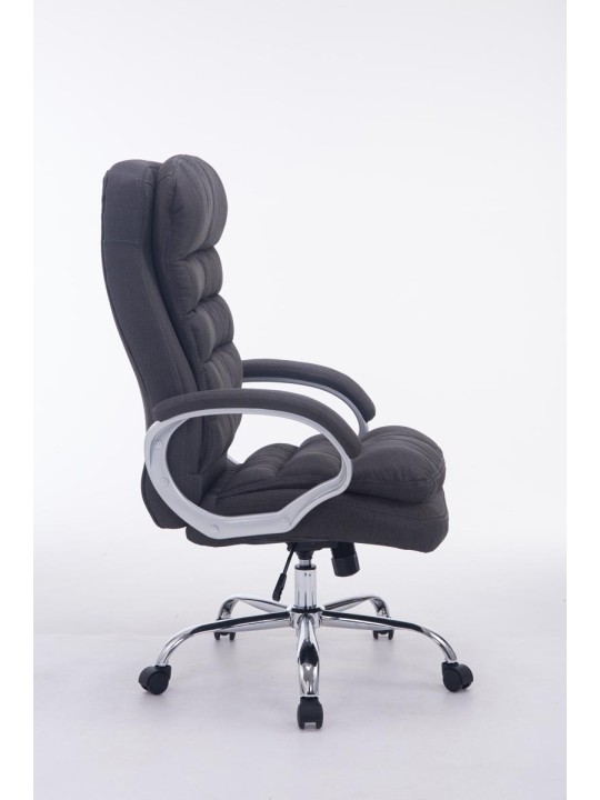 Scaun de birou BIG Vancouver material, gri închis