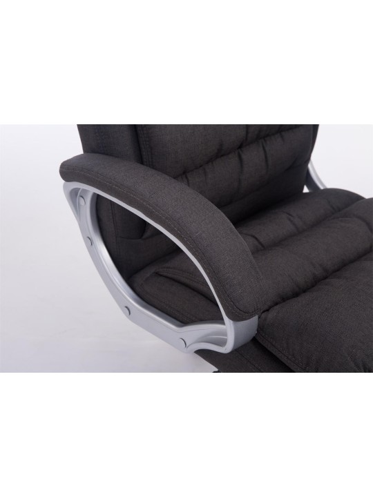 Scaun de birou BIG Vancouver material, gri închis