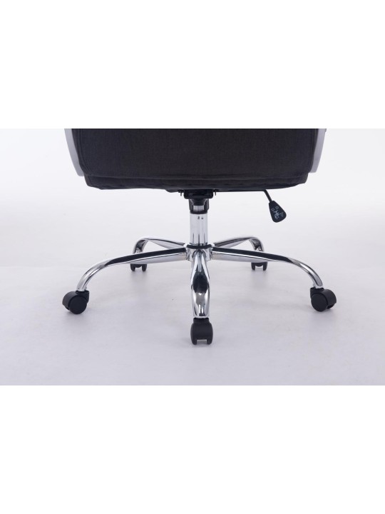 Scaun de birou BIG Vancouver material, gri închis