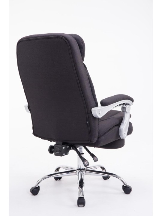 Scaun de birou XL Tesatura Troy, negru