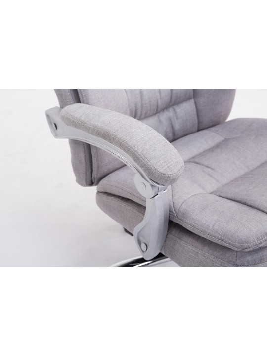 Scaun de birou XL Tesatura Troy, gri