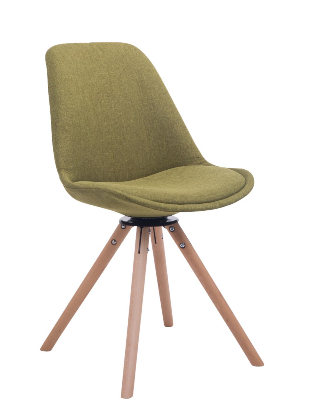 Scaun vizitator Troyes pivotant Natura Rotund, verde