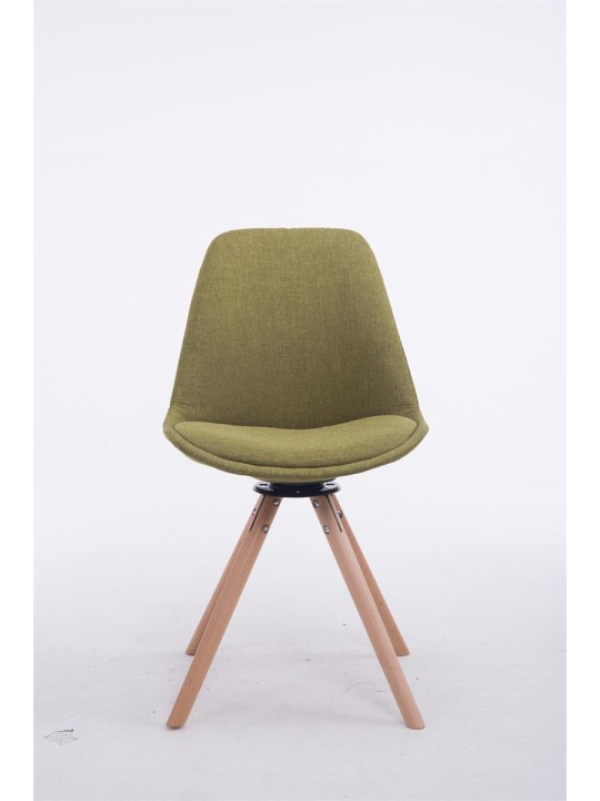 Scaun vizitator Troyes pivotant Natura Rotund, verde