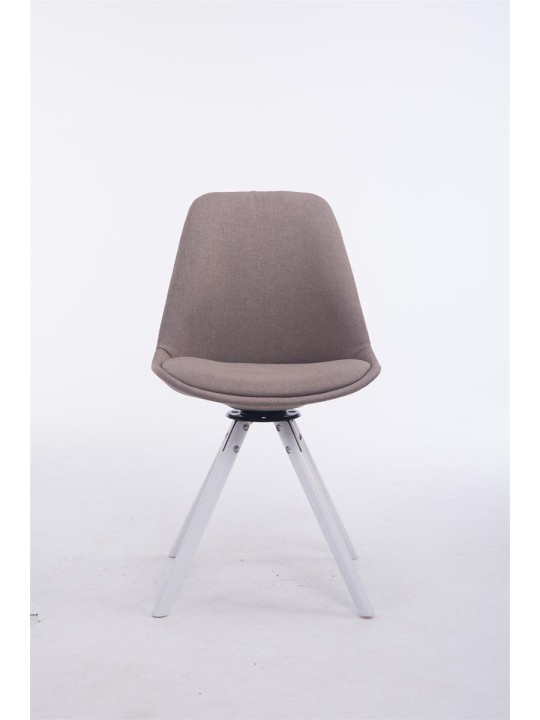 Scaun vizitator Troyes, rotund, rotund, taupe