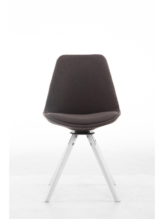 Scaun vizitator Troyes, rotund, rotund, gri închis