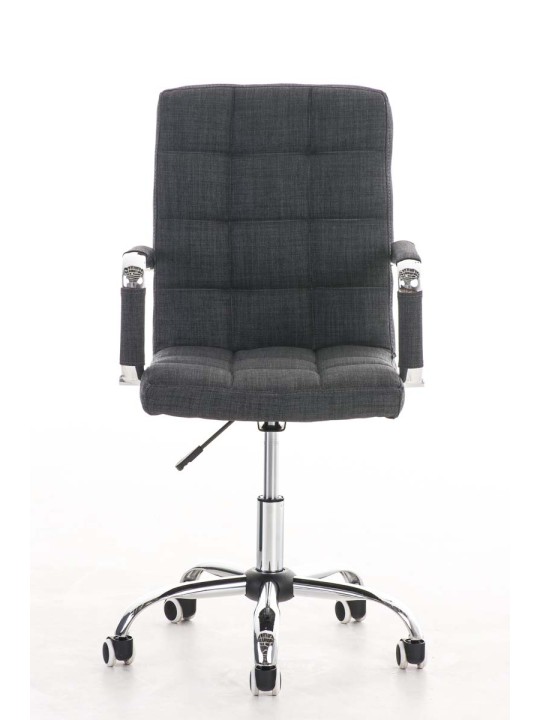 Scaun birou Deli V2 stofa, gri Scaun birou Deli V2 stofa, gri