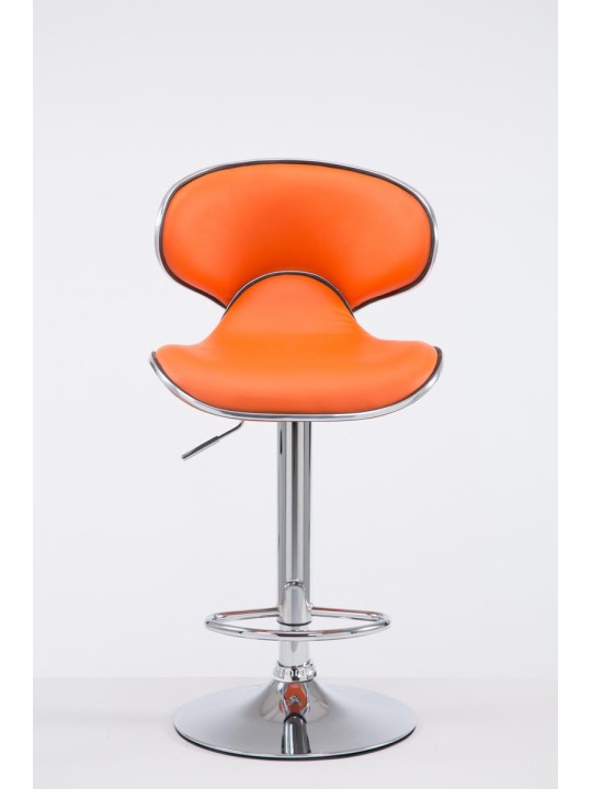 Scaun de bar Las Vegas V2 cromat, portocaliu