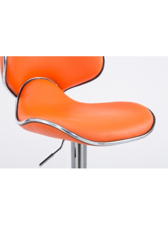 Scaun de bar Las Vegas V2 cromat, portocaliu