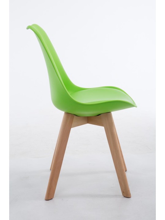 Scaun vizitator Borneo V2 Natura piele artificiala, verde