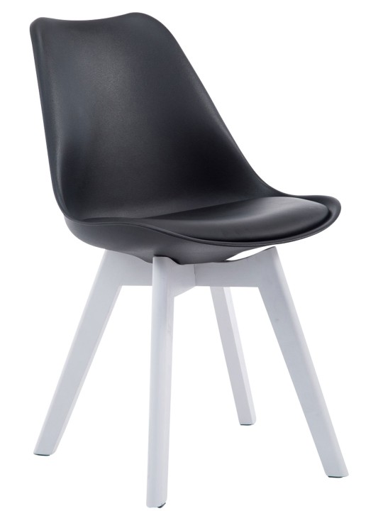 Scaun vizitator Borneo V2 piele artificiala, negru Scaun vizitator Borneo V2 piele artificiala, negru