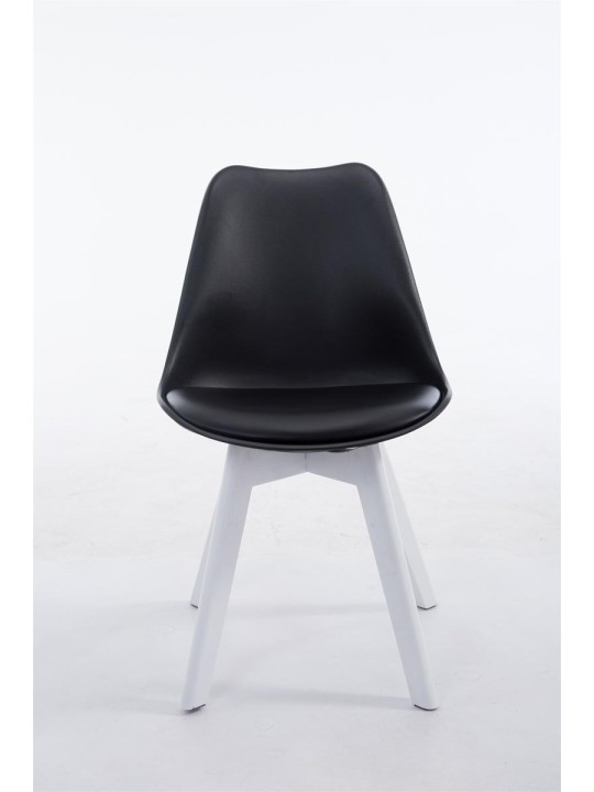 Scaun vizitator Borneo V2 piele artificiala, negru Scaun vizitator Borneo V2 piele artificiala, negru