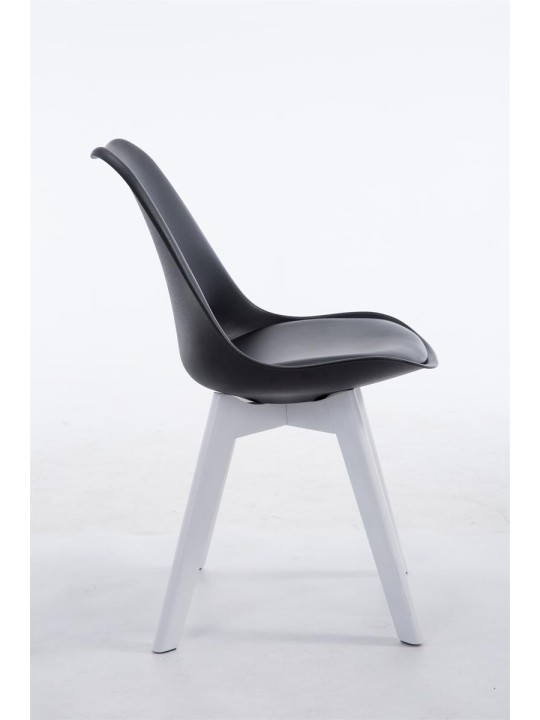 Scaun vizitator Borneo V2 piele artificiala, negru Scaun vizitator Borneo V2 piele artificiala, negru