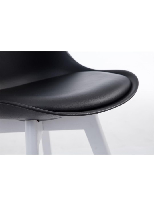 Scaun vizitator Borneo V2 piele artificiala, negru Scaun vizitator Borneo V2 piele artificiala, negru