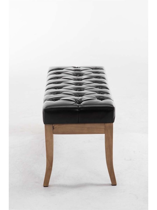 Banc Ramses imitatie piele antic-luminoasa 100, negru