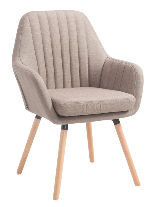 Scaun Florian stofa Natura, taupe