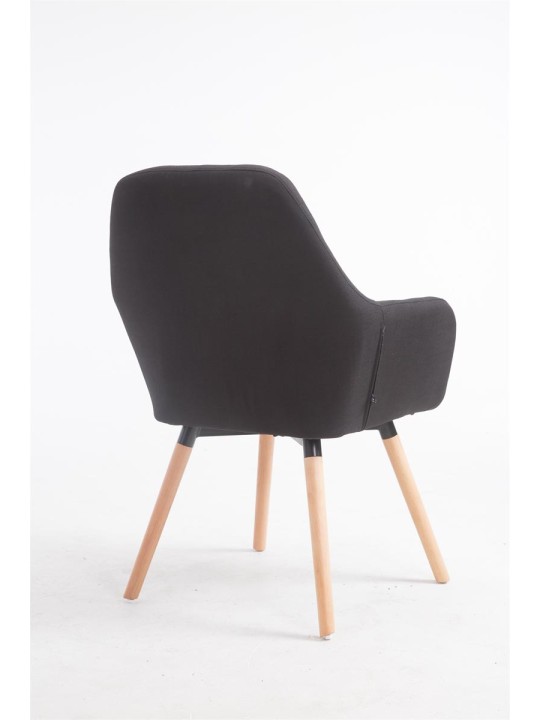 Scaun Florian stofa Natura, negru