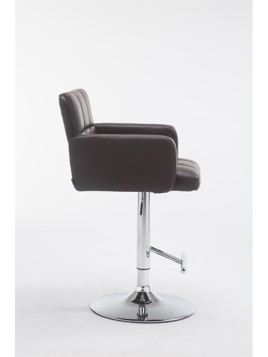 Scaun de bar Los Angeles imitatie piele C, maro