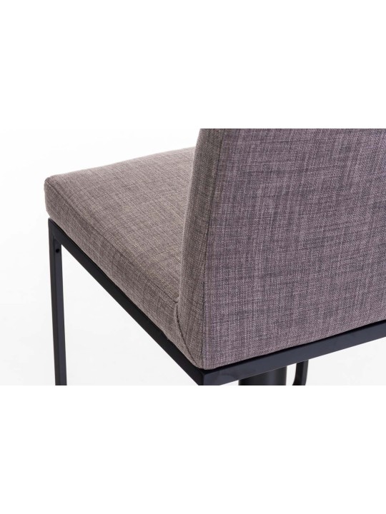 Scaun de bar tesatura Panama B, gri