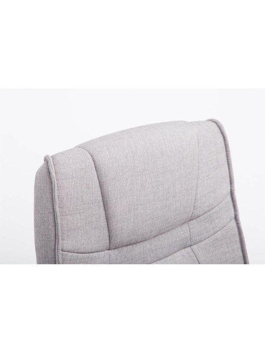 Scaun vizitator stofa Attila, gri