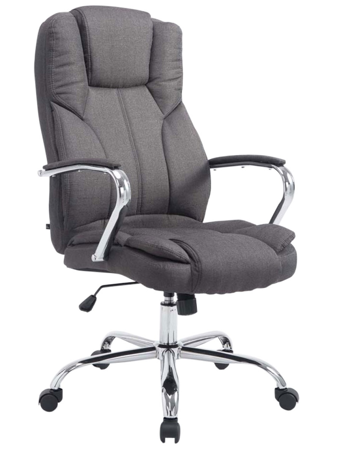 Scaun de birou BIG Xanthos stofa V2, gri închis