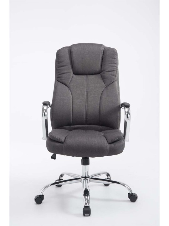 Scaun de birou BIG Xanthos stofa V2, gri închis