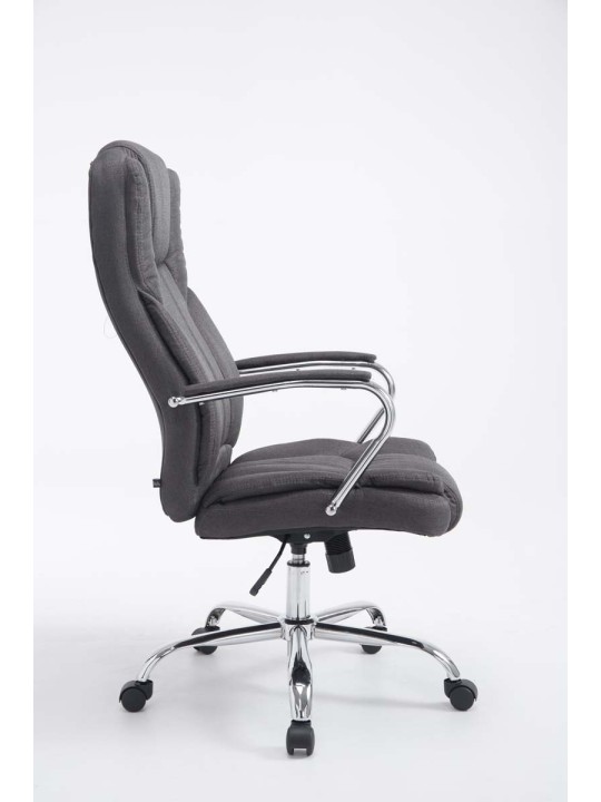 Scaun de birou BIG Xanthos stofa V2, gri închis