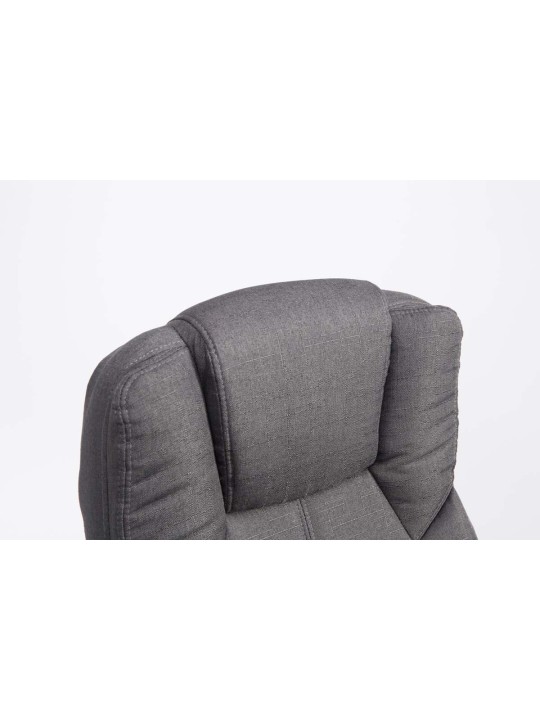Scaun de birou BIG Xanthos stofa V2, gri închis