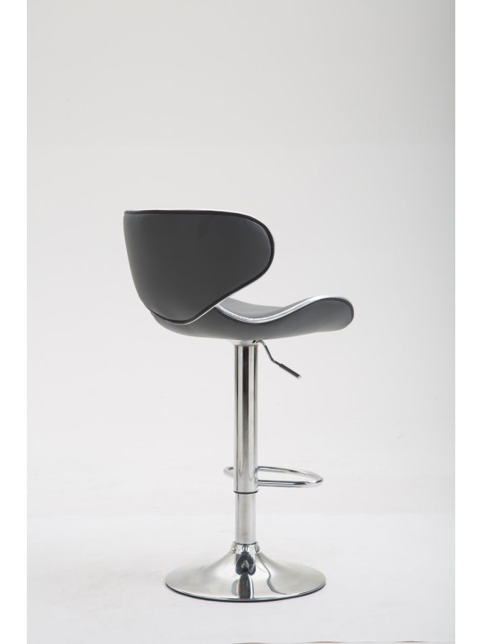 Scaun de bar Las Vegas V2 cromat, gri