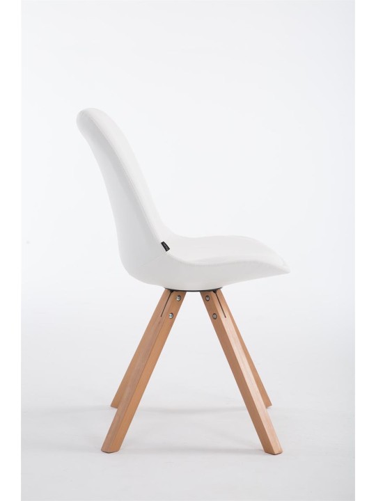 Scaun vizitator Piața Natura Laval, alb