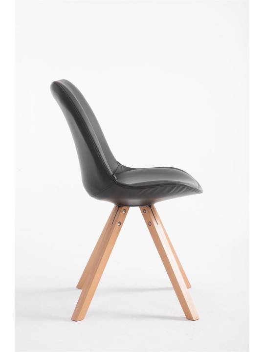 Scaun vizitator Piața Natura Laval, negru