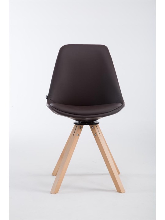 Scaun vizitator Calais pivotant Natura Square, maro