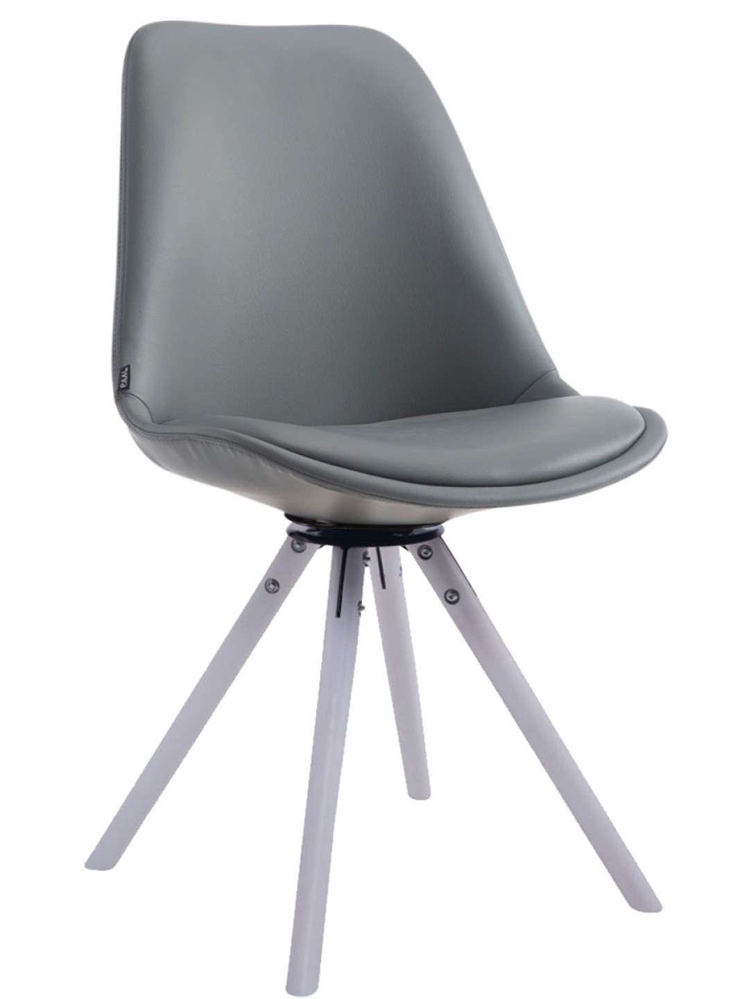 Scaun vizitator Calais rotund, gri