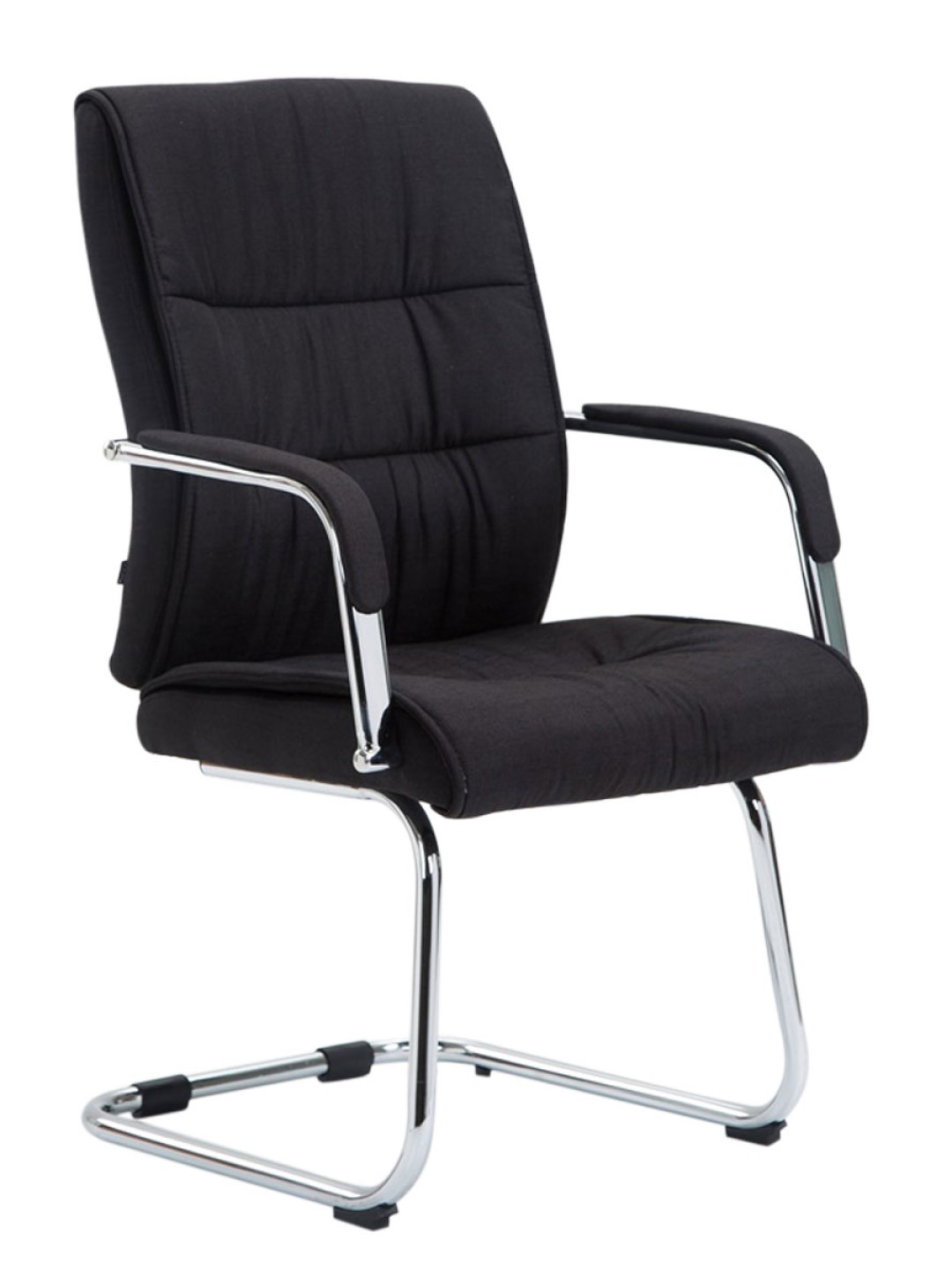 Scaun vizitator stofa Sievert, negru