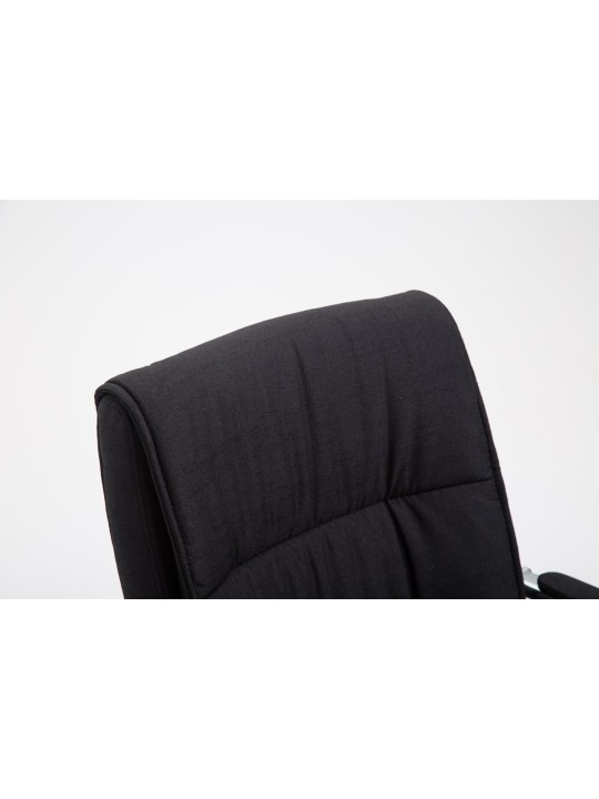 Scaun vizitator stofa Sievert, negru Scaun vizitator stofa Sievert, negru