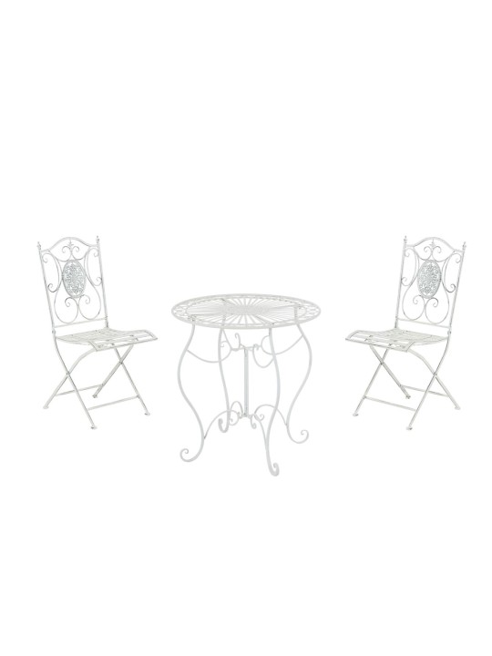 Grup de scaune Aldeano, alb antic