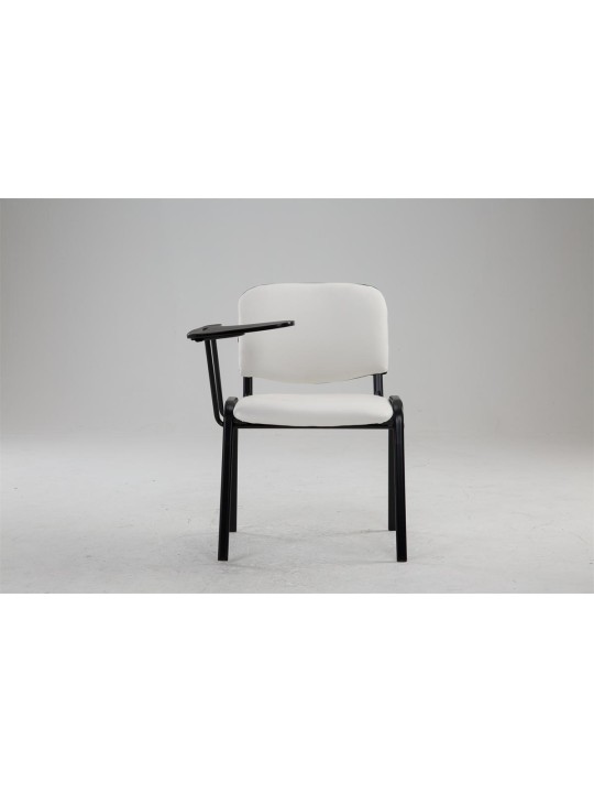 Scaun Ken cu masa plianta imitatie piele, alb Scaun Ken cu masa plianta imitatie piele, alb