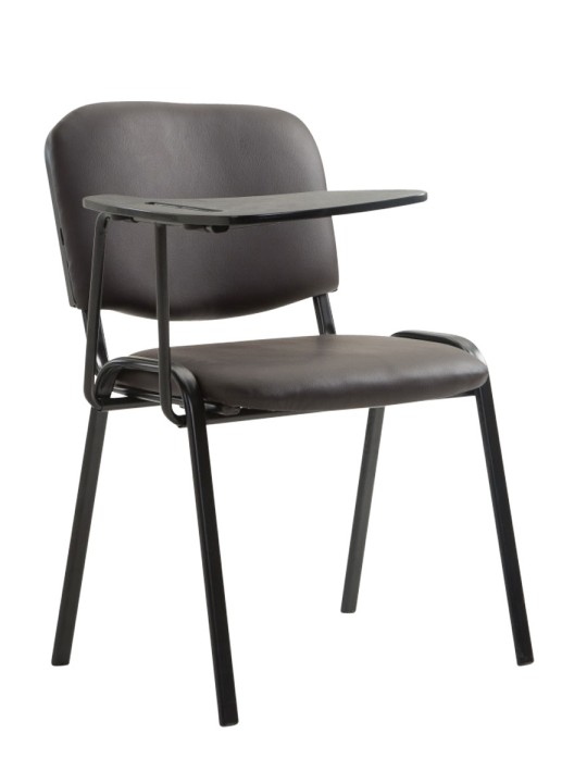 Scaun Ken cu masa plianta imitatie piele, maro Scaun Ken cu masa plianta imitatie piele, maro