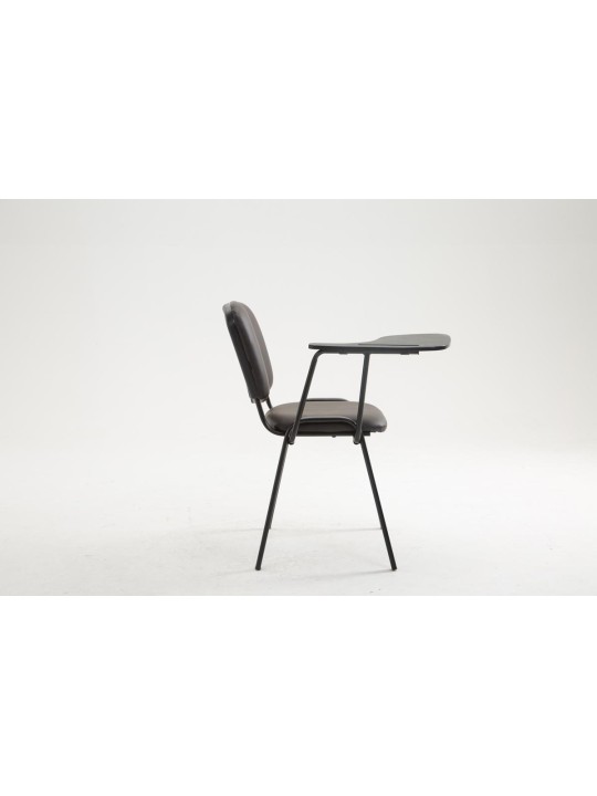 Scaun Ken cu masa plianta imitatie piele, maro Scaun Ken cu masa plianta imitatie piele, maro