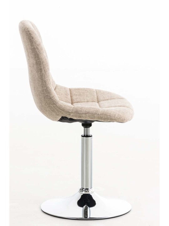 Scaun Emil stofa, crem