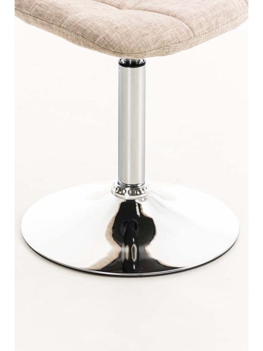 Scaun Emil stofa, crem