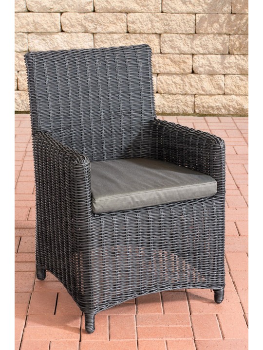 Scaun Fontana / Sankt Marlo Antracit 5mm, negru